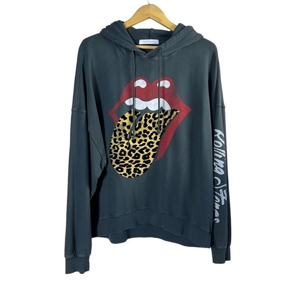 DAYDREAMER x FREE PEOPLE Rolling Stones Tongue Hoodie - Picture 2 of 10